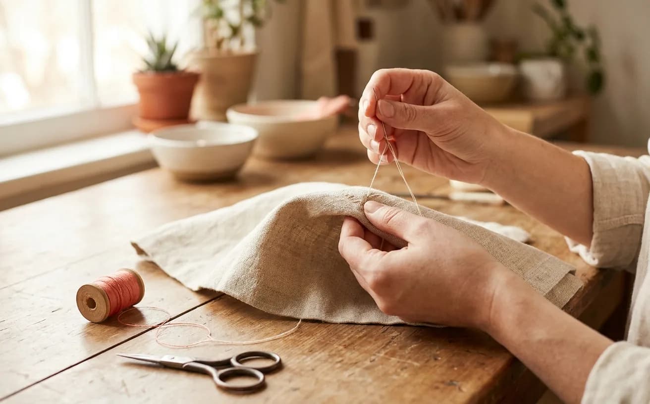 6 Basic Hand Sewing Stitches Every Beginner Needs