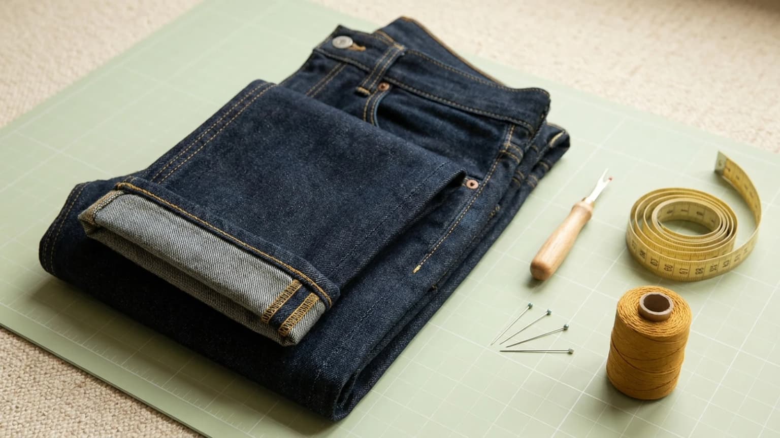 How to Hem Jeans and Keep the Original Hem