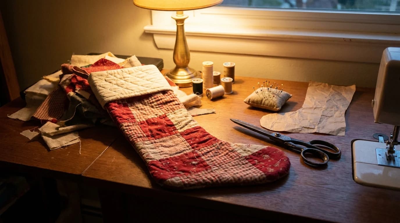 How to Sew a Christmas Stocking: Draft Your Own Pattern