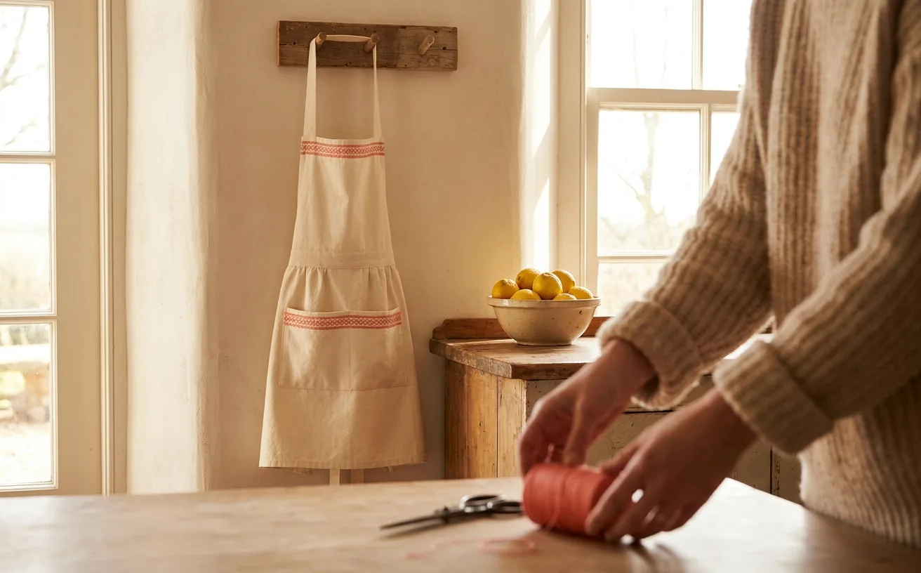 Café Apron With Pockets