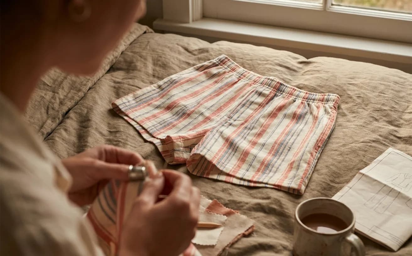 PJ Shorts: A Paper-Pattern Sew-Along