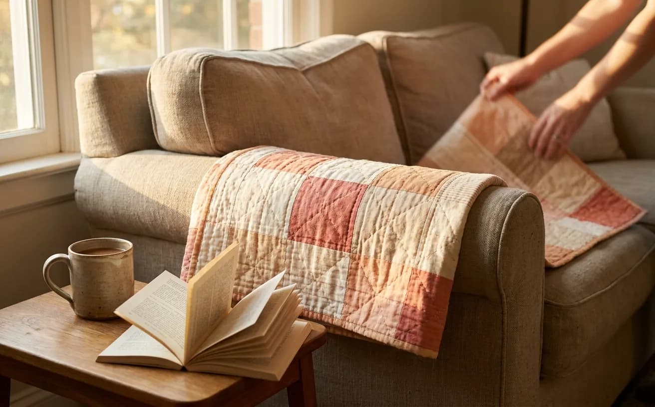 Quilted Lap Throw