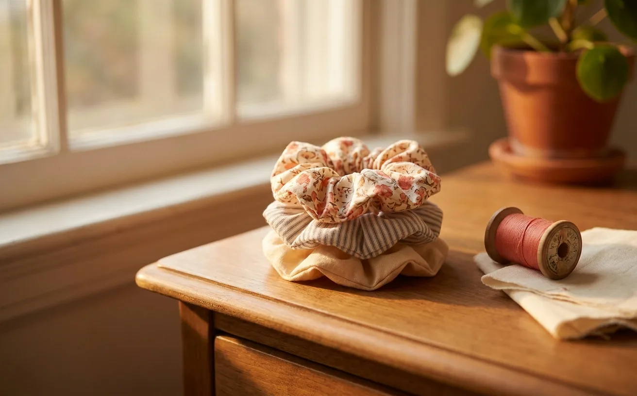 Scrunchies From Scraps