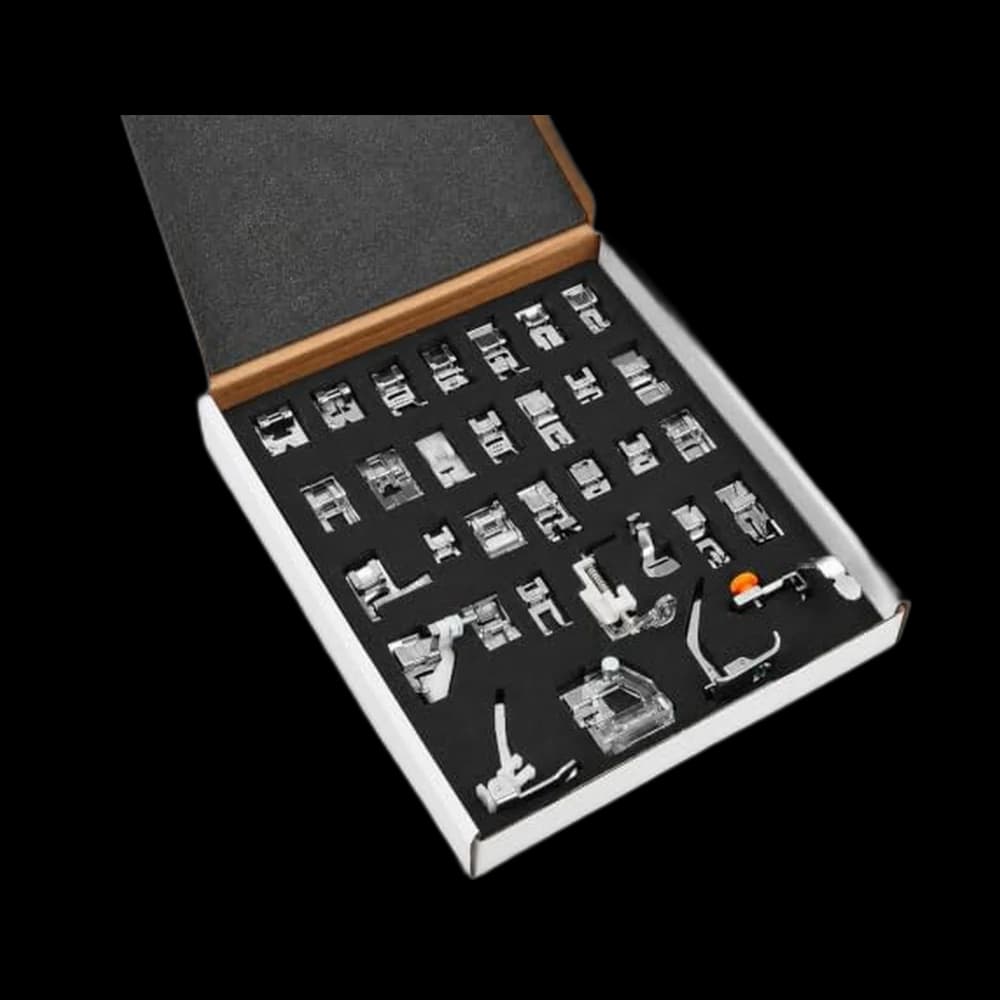 ANYQOO 32Pcs Sewing Machine Presser Kit