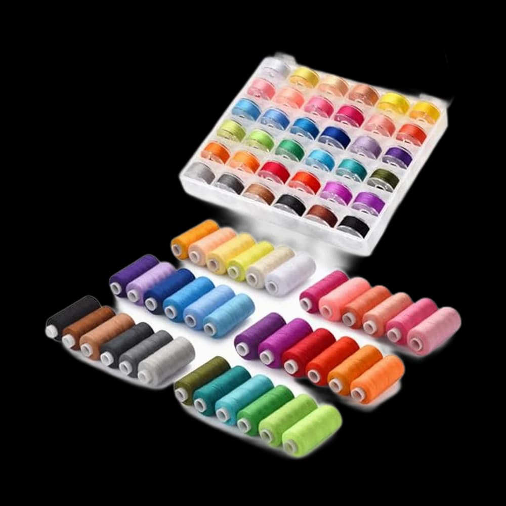 Eoehro 72pcs Sewing Thread Kit, 36 Colors