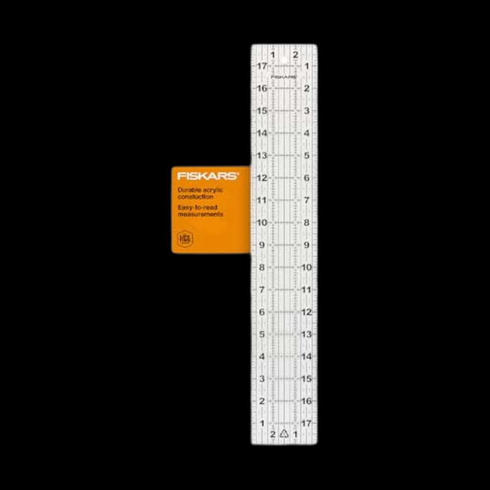 Fiskars 3" x 18" Acrylic Quilting Ruler