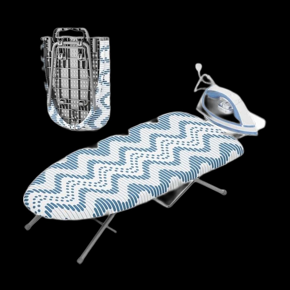 KINGBOARD Small Ironing Board with Iron Rest