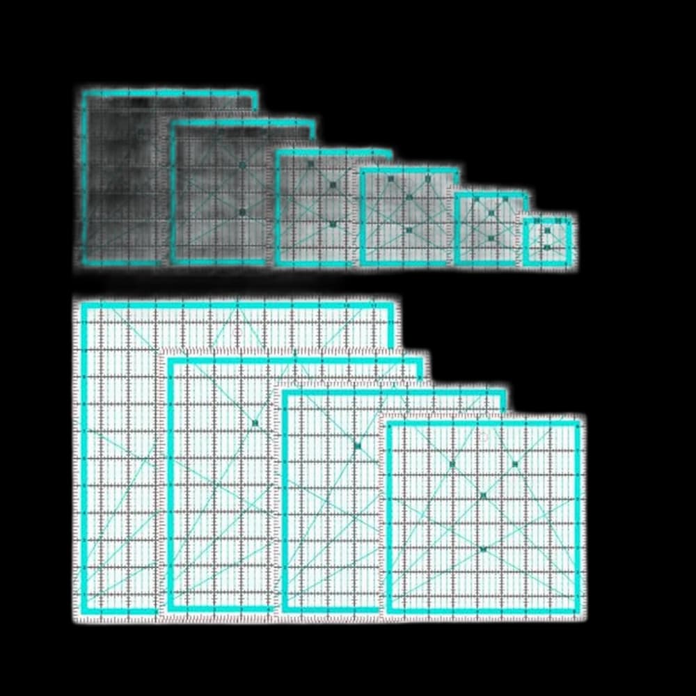 ZICALSO Quilting Square Ruler Set (10 Rulers)